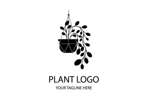 Download Black and White Logo - Plant #122 - Premium Resources
