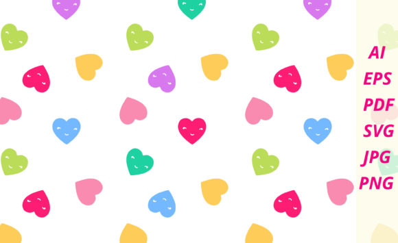 Download Love Hearts Digital Paper Pack Pattern. - Pack Collection