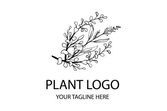 Download Black and White Logo - Plant #126 - Premium Resources