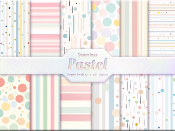 Download Pastel Digital Paper Pack - Pack Collection