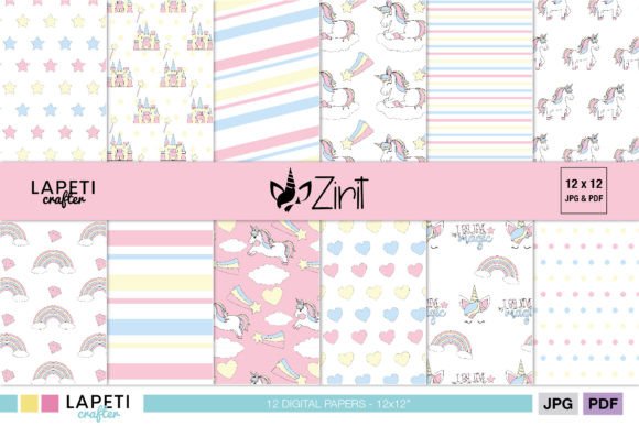 Download Unicorn Digital Paper Pack - Pack Collection