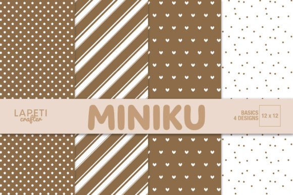 Download Neutral Scrapbook Digital Paper Pack - Pack Collection