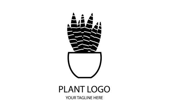Download Black and White Logo - Plant #110 - Premium Resources