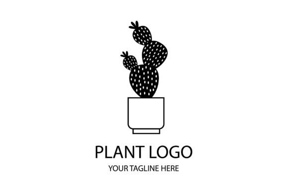 Download Black and White Logo - Plant #121 - Premium Resources