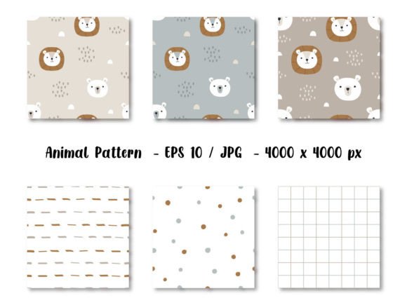 Download Adorable Cute Animals Digital Paper Pack - Pack Collection